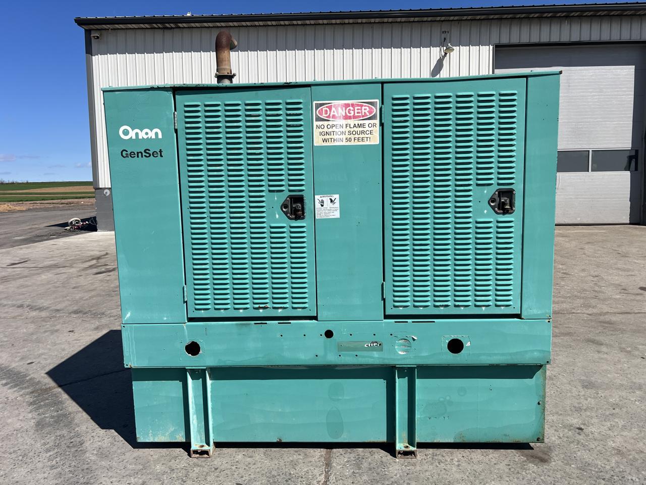 60 KW Cummins/Onan #DGCB-4489744, Diesel Generator Set, 120/240 Volts, 93 HP @ 1800 RPM Cummins engine - Image 1