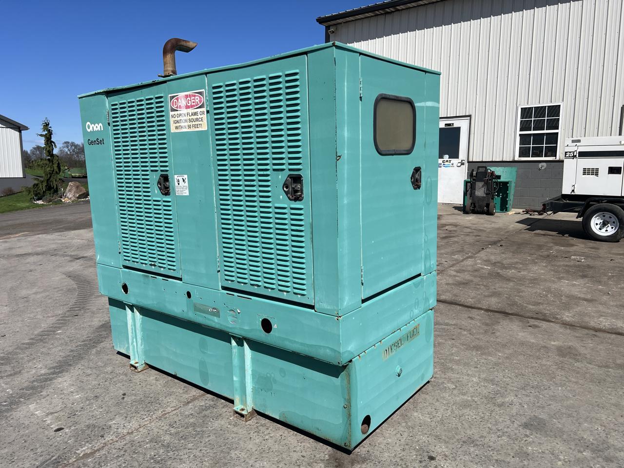 60 KW Cummins/Onan #DGCB-4489744, Diesel Generator Set, 120/240 Volts, 93 HP @ 1800 RPM Cummins engine - Image 2