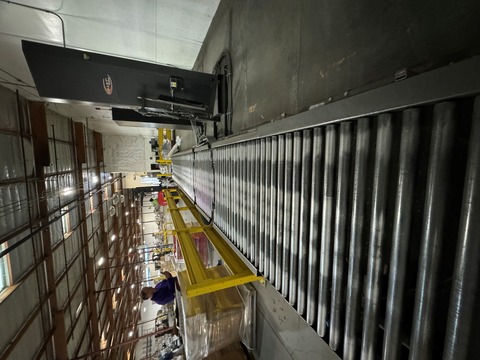 Wulftec #WCA-Smart, Pallet Wrapping System, 80" max. wrap height, 30' powered roller conveyor, 480 Volt, 3PH - Image 2