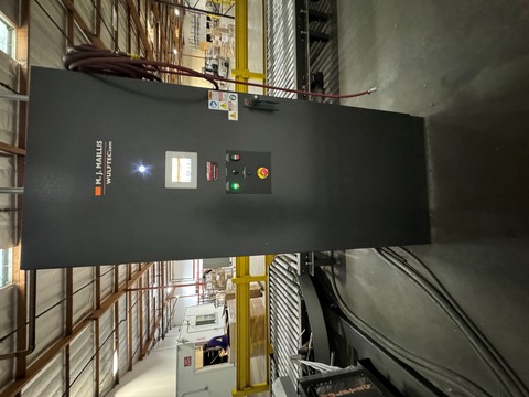 Wulftec #WCA-Smart, Pallet Wrapping System, 80" max. wrap height, 30' powered roller conveyor, 480 Volt, 3PH - Image 4