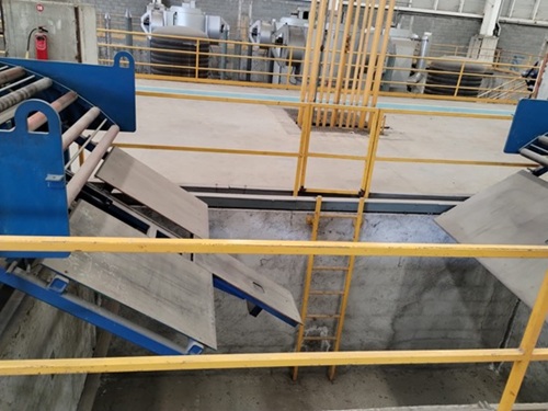 72" x 0.075" Herr Voss, Multiblanking Line, 20 ton, L to R, 16"-20" coil inner diameter, mandrel uncoiler - Image 3