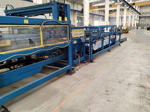 72" x 0.075" Herr Voss, Multiblanking Line, 20 ton, L to R, 16"-20" coil inner diameter, mandrel uncoiler - Image 4