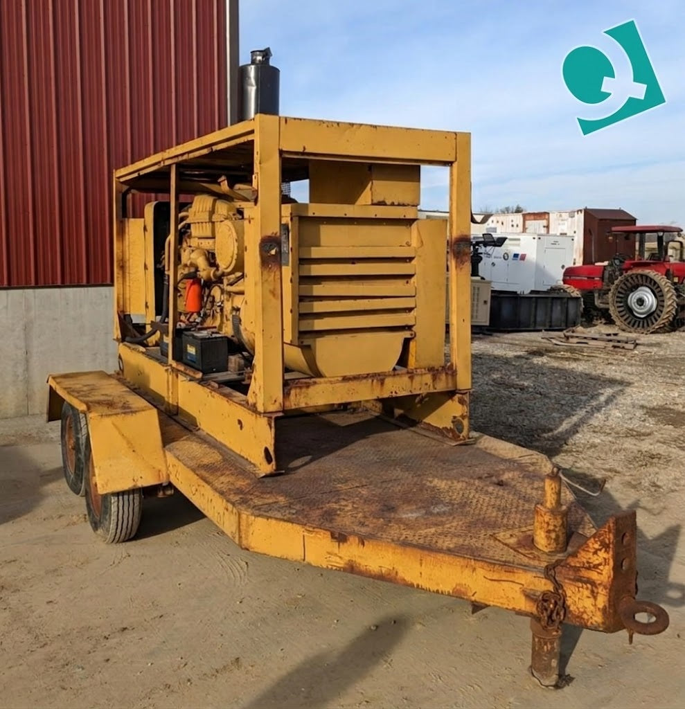 155 KW Caterpillar, Diesel Towable Genset, #3306 engine, 4716 hours, 1985 - Image 1