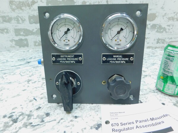 NEW Emerson Fisher 670 Panel Mounted Loading Regulator, 2 Gauge, 670GV-2 - Image 7