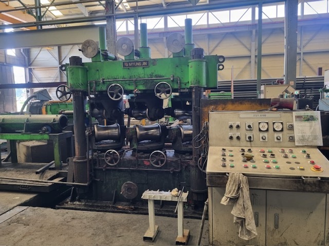 .035" Myung Jin #HF, Tube Mill, 114mm 4.5 diameter, 508mm 20" ID, 2200 86.6" outside dimension, 328 FPM - Image 2