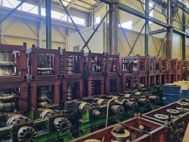 .035" Myung Jin #HF, Tube Mill, 114mm 4.5 diameter, 508mm 20" ID, 2200 86.6" outside dimension, 328 FPM - Image 8