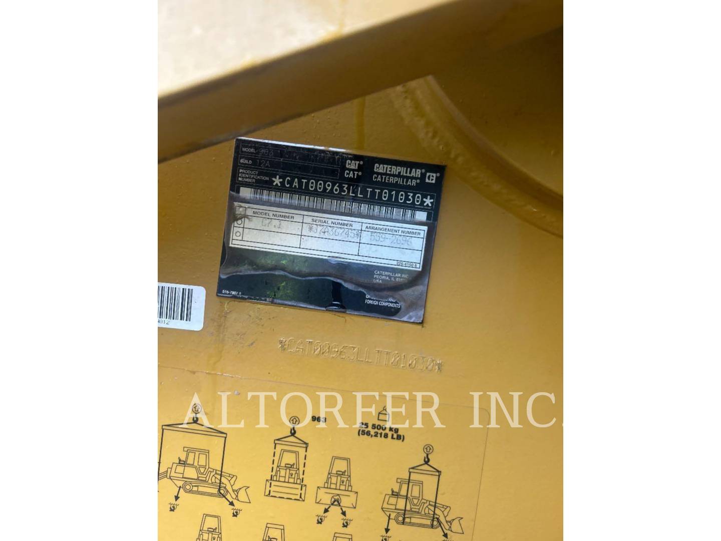 Caterpillar 963-12, Track Loader, 1397 hours, S/N: LTT01030, 2024 - Image 6