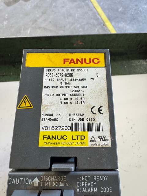 Fanuc Servo Amplifier Module A06B-6079-H206 - Image 6