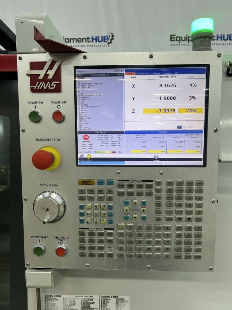 Haas #TM-2P, CNC toolroom vertical machining center, 40" X, 16" Y, 16" Z, 6000 RPM, 10 automatic tool - Image 6