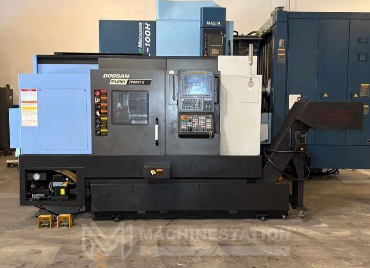 Daewoo Doosan #Puma-2600SYII, CNC lathe, 30.7" swing, 10" chuck, 3-jaw, 3.2" bar, 14.8" dia., 29.9" lgth - Image 3