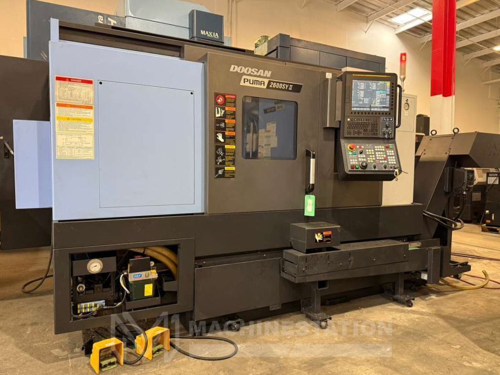Daewoo Doosan #Puma-2600SYII, CNC lathe, 30.7" swing, 10" chuck, 3-jaw, 3.2" bar, 14.8" dia., 29.9" lgth - Image 6