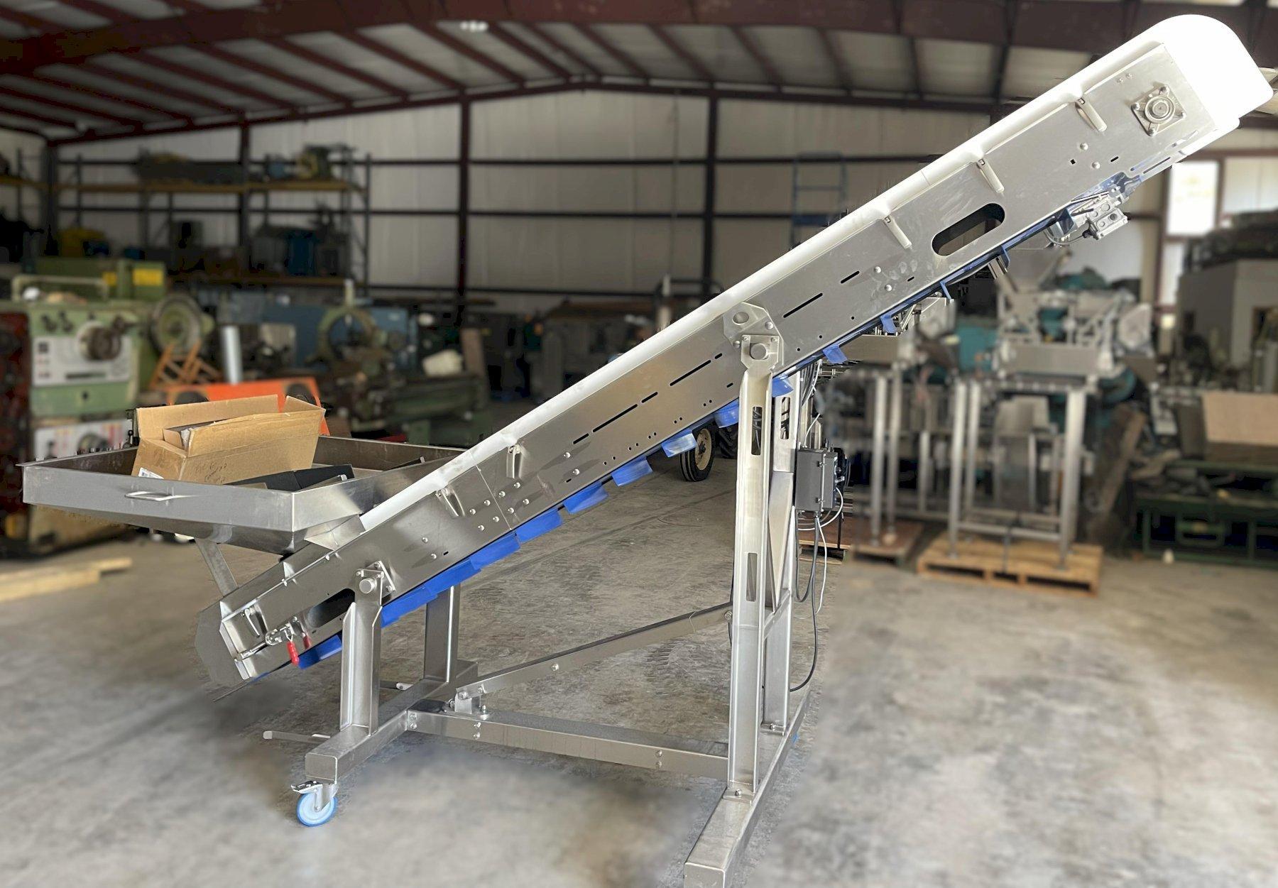 Weighpack, infeed conveyor with floor hopper, 2024 - Image 1