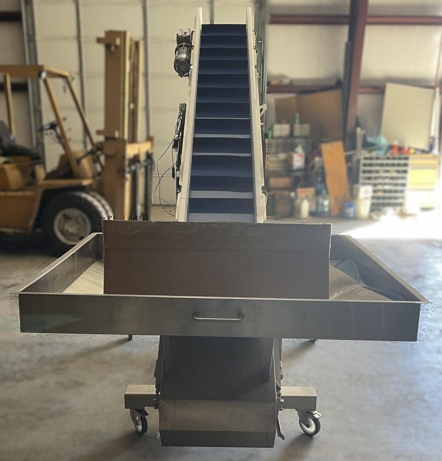 Weighpack, infeed conveyor with floor hopper, 2024 - Image 4
