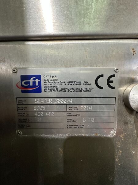 CFT S.P.A. #Master-Can-Tronic-RS20/4, Beverage Can Filling Line, 136 liter vessel, 10 bar max. pressure, CFT - Image 2
