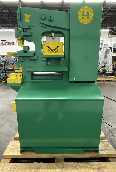 3" x 3" x 3/8" Uni-Hydro #PRO-56, Ironworker, 56 ton, 6" throat, 4-way 14" bar shear, 5 HP, 7 SPM, 1200 psi - Image 5