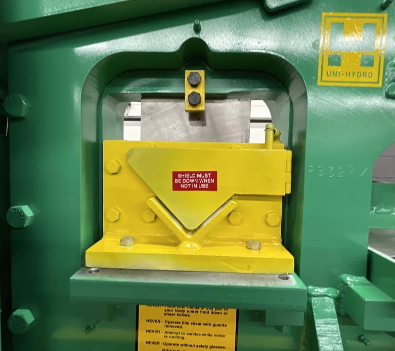 3" x 3" x 3/8" Uni-Hydro #PRO-56, Ironworker, 56 ton, 6" throat, 4-way 14" bar shear, 5 HP, 7 SPM, 1200 psi - Image 7