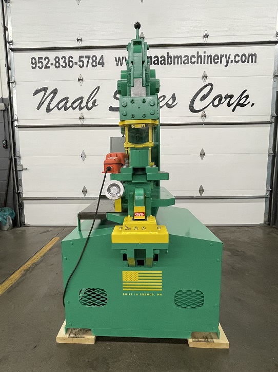 6" x 6" x 1/2" Uni-Hydro #80-24, Ironworker, 80 ton, 9" throat, 24" bar shear, 7.5 HP, 9 SPM, 2000 psi - Image 8