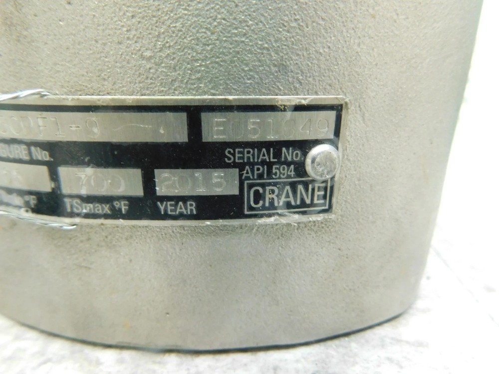 3" Crane #Duo-Chek-II, Check Valve, H15CPF1-9, Stainless, CF8M 316, unused - Image 4