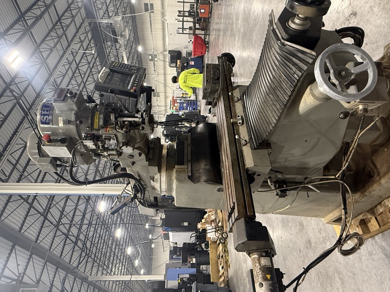 Sharp #TMV, vertical knee mill, 10" x50" table, 18.5" ram, 3 HP, 4500 RPM, Accurite digital read out, 2006 - Image 5