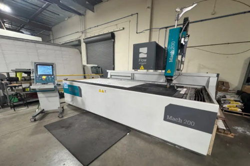Flow #Mach-200, Waterjet Cutting System, 6' x13' table, 60k psi, 1732 hours, 2021 - Image 1