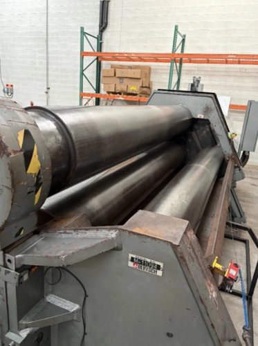 120" x 1" Bertsch #100-10, Plate Roll, 4-roll, 17" top roll diameter, 2018 - Image 3