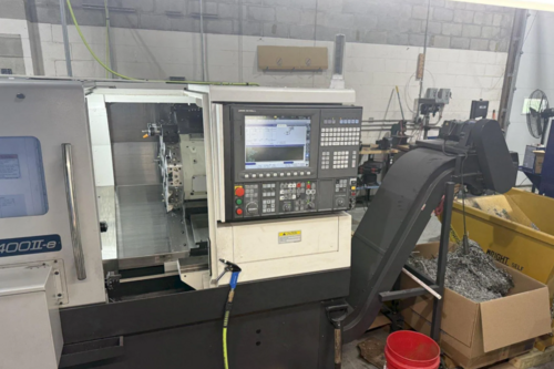 Okuma #Genos-L400II-E, CNC Lathe, 20.5" swing, 15.4" diameter x 20.5" L turn, 10" chuck, 3.2" bar, 3000 RPM - Image 2