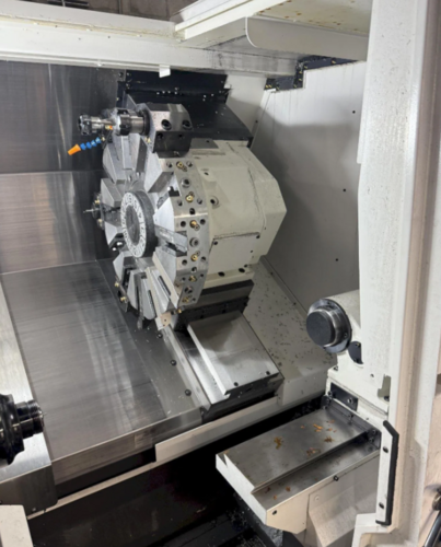 Okuma #Genos-L400II-E, CNC Lathe, 20.5" swing, 15.4" diameter x 20.5" L turn, 10" chuck, 3.2" bar, 3000 RPM - Image 3