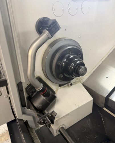 Okuma #Genos-L400II-E, CNC Lathe, 20.5" swing, 15.4" diameter x 20.5" L turn, 10" chuck, 3.2" bar, 3000 RPM - Image 4