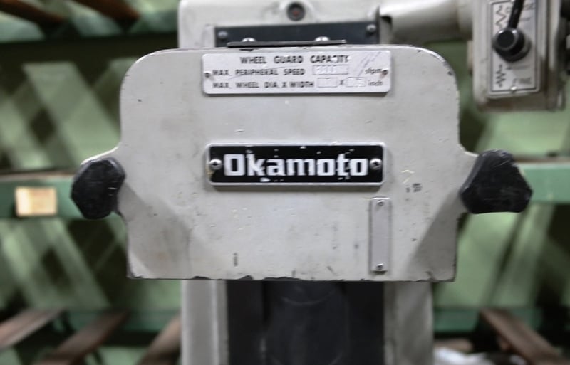 6" x 18" Okamoto #PFG-450C, Walker LBP electromagnetic chuck, 1 HP, 8000 SFPM, 1988 - Image 6