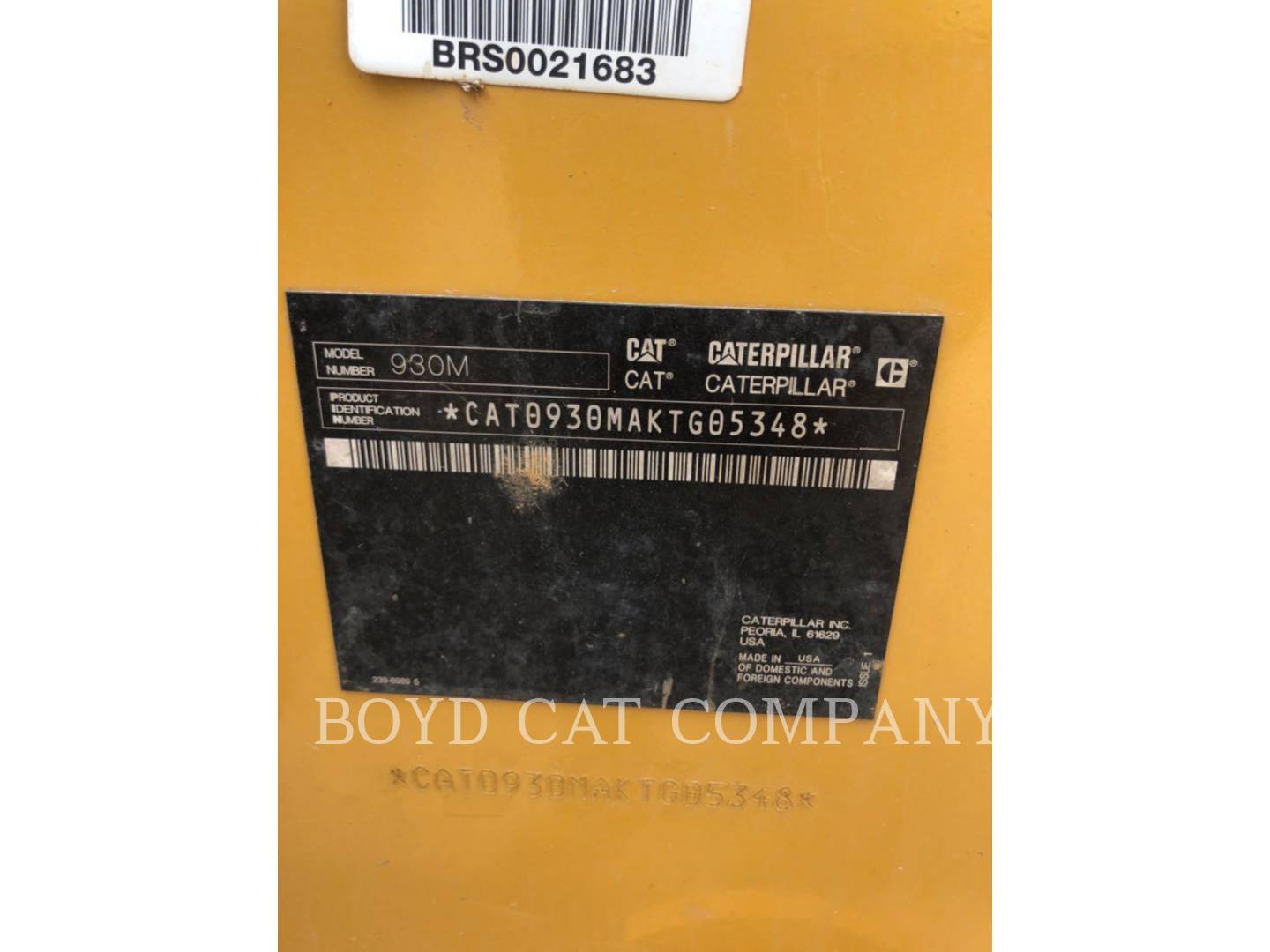 Cat 930M, Wheel Loader, 4730 hours, S/N: KTG05348, 2019 - Image 6