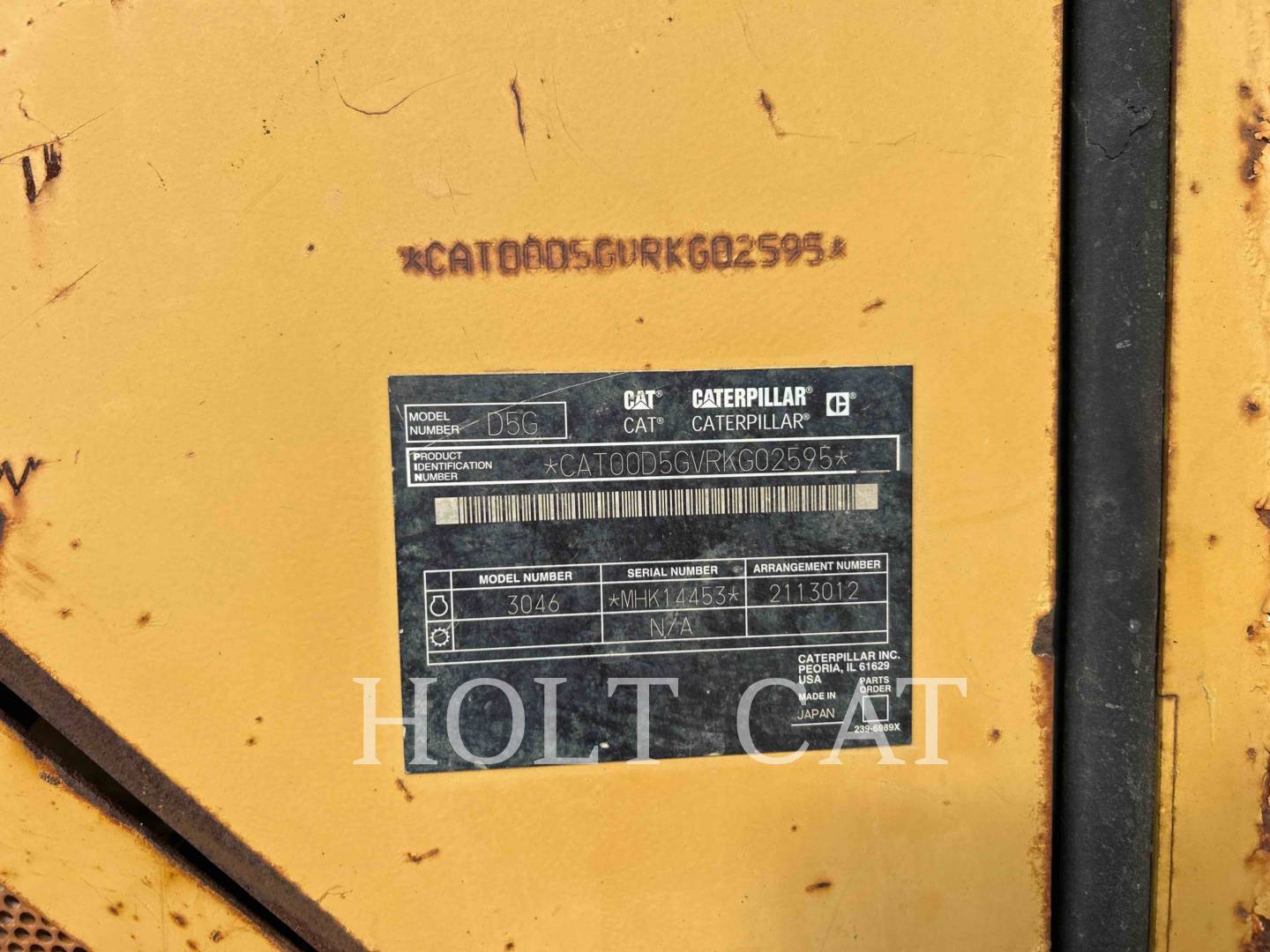Caterpillar D5GLGP, 5933 hours, S/N: RKG02595, 2006 - Image 6