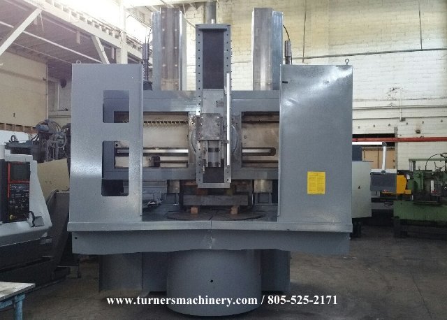 Springfield #48ESR, vertical universal grinder, 48" diameter, 60" swing, 72" under rail, Fanuc Control - Image 1