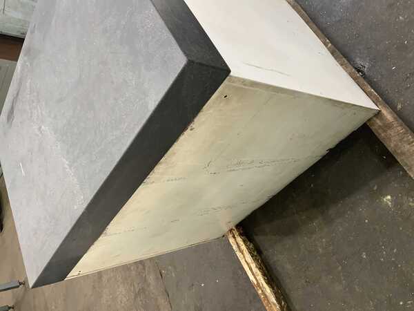 24" x 36" x 8" Black granite surface plate with cabinet, grade B - Image 10