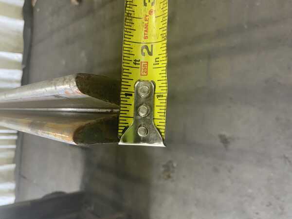 144-1/2" L, Accute female press brake die, 1-1/4" die width, 1-1/2" die height, 1/2" opening in V - Image 5