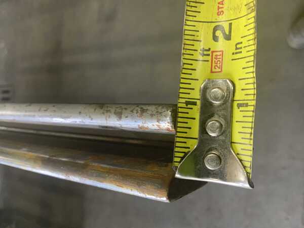 144-1/2" L, Accute female press brake die, 1-1/4" die width, 1-1/2" die height, 1/2" opening in V - Image 6