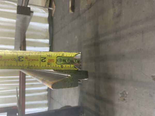 144-1/2" L, Accute female press brake die, 1-1/4" die width, 1-1/2" die height, 1/2" opening in V - Image 7