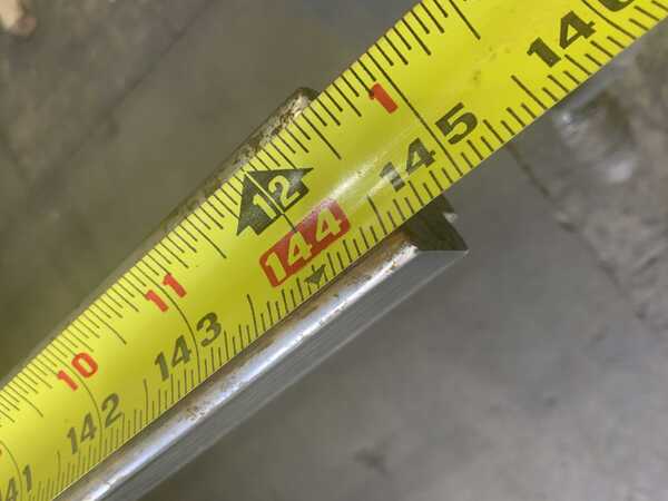 144-1/2" L, Accute female press brake die, 1-1/4" die width, 1-1/2" die height, 1/2" opening in V - Image 8