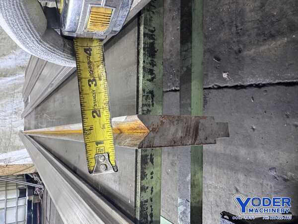 69" L, Female press brake die, 1" die width, 3" die height, 3/4" opening in V, 1/2" depth of V - Image 10