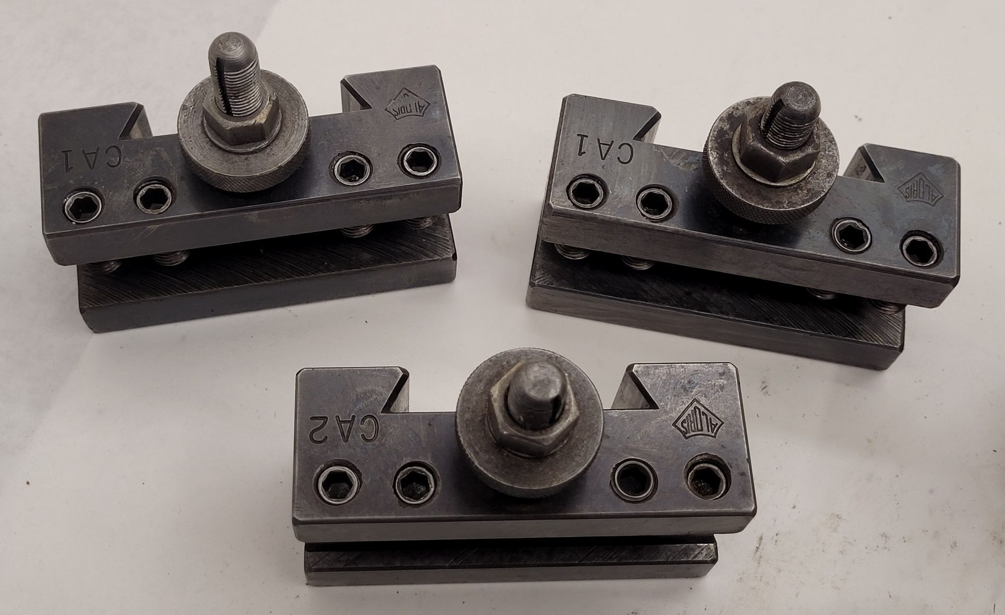 Aloris #CA, quick change tool post set, 8 pieces - Image 6
