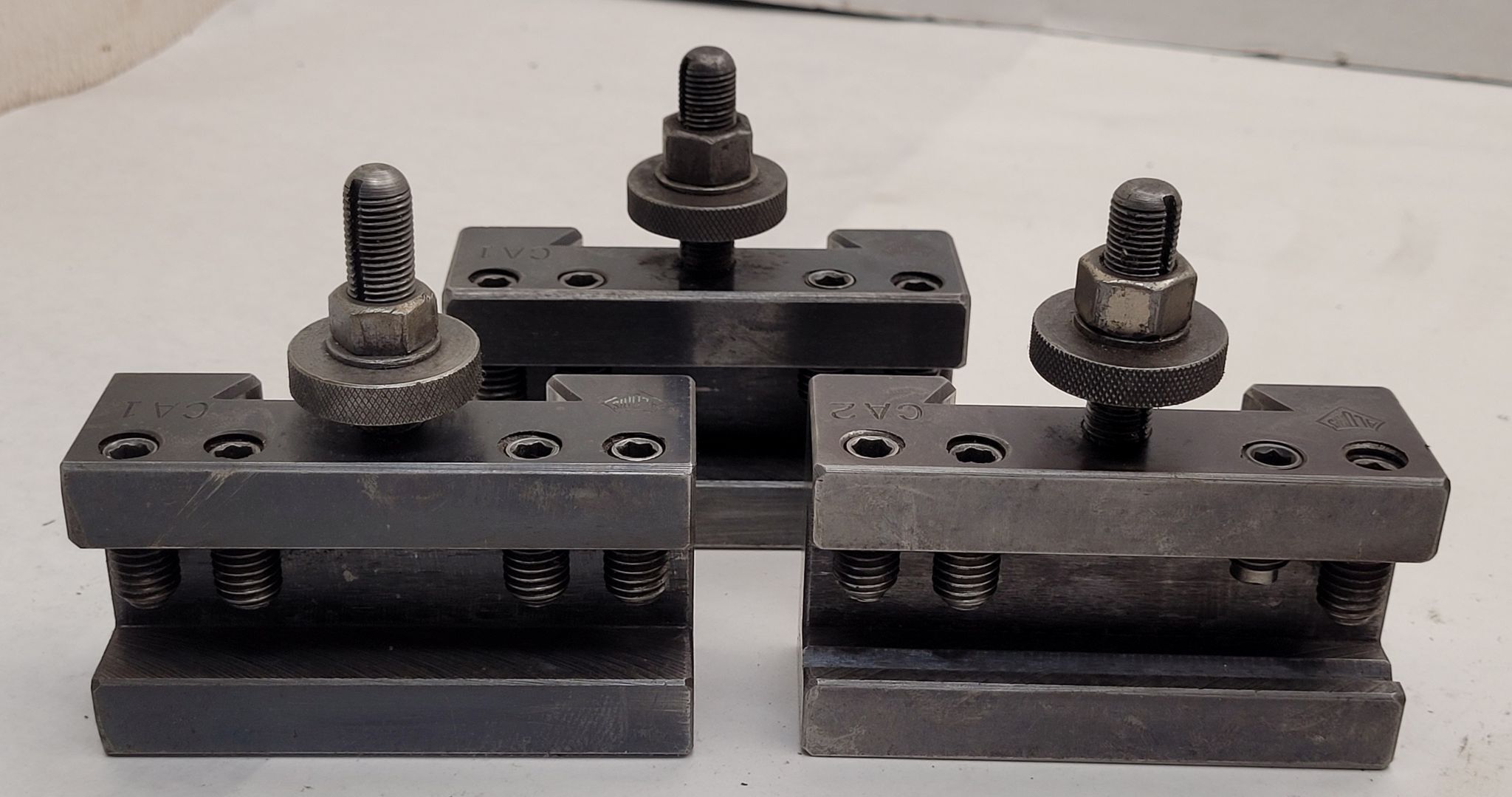 Aloris #CA, quick change tool post set, 8 pieces - Image 7