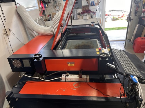 Associated Pacific Lazer #SN4024, CO2 Laser Engraver, 100W, 40" x 24" Work Area, 14" Z Clearance, 110V. - Image 2