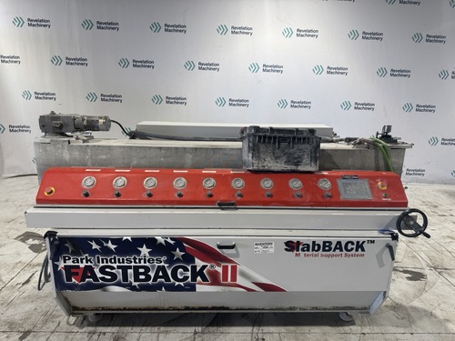 Park Industries #FASTBACK-II, Flat Edge Polisher, 9 Spindle, Single Pass, 16" to 144" Part Length, 240V., 3 - Image 1