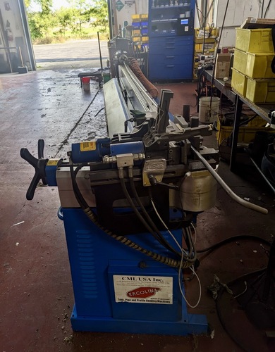 2.5" Ercolina #Top-030-Triff, CNC Mandrel Tube Bender, 2" Square Tube, 1.5" Sch 40 Pipe, 220/480V., 3 Ph. - Image 3