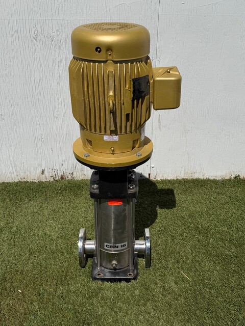 79 GPM @ 200' TDH, Grundfos #CRN16-50A-F-G-AUUF, Vertical Multistage Centrifugal Pump, 7.5 HP Baldor motor - Image 7