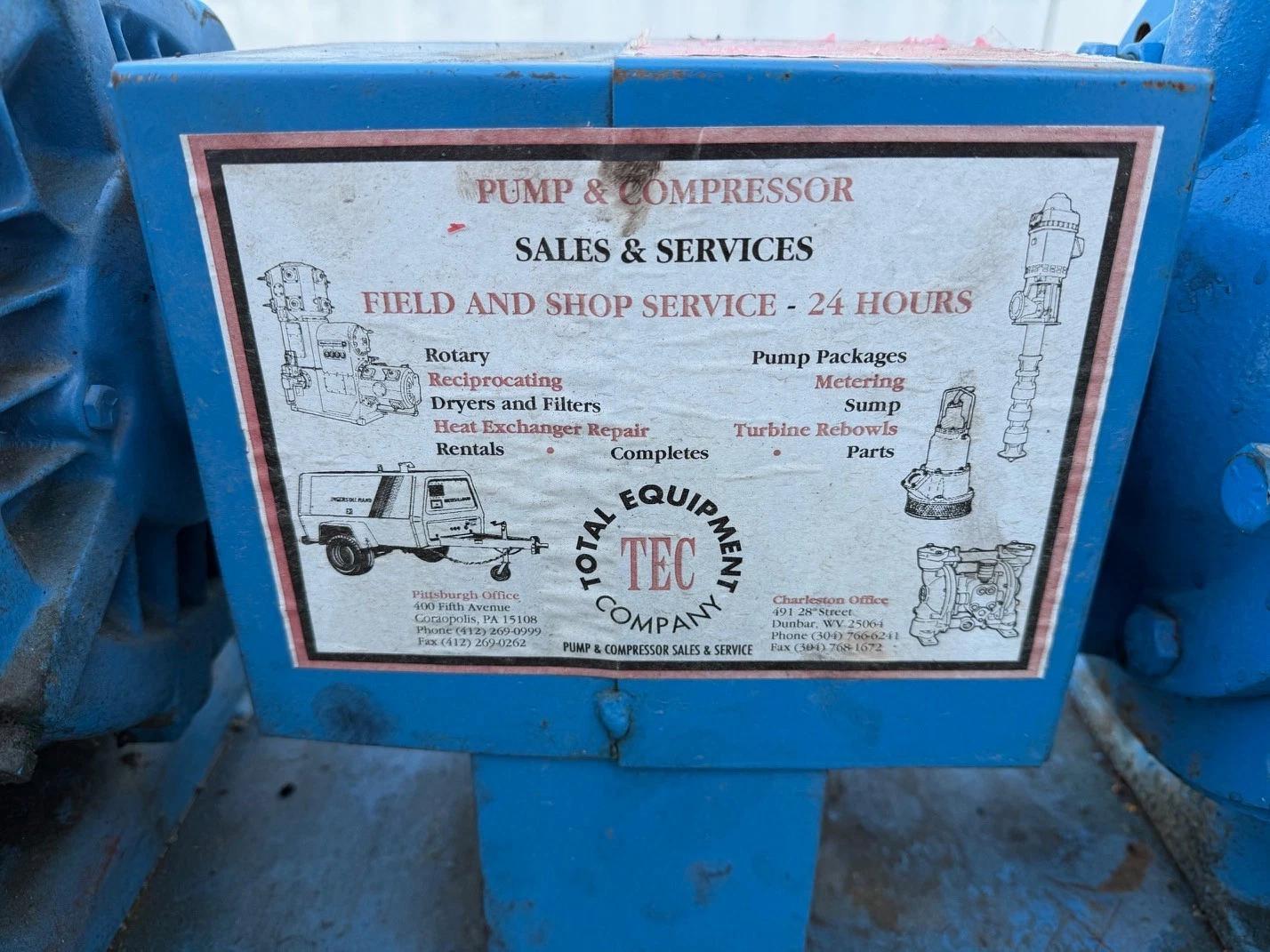 540 GPM @ 70' TDH, Ingersoll-Dresser, Centrifugal Pump Skid, 8.94" impeller diameter, 275 psig, 15 HP Siemens - Image 3