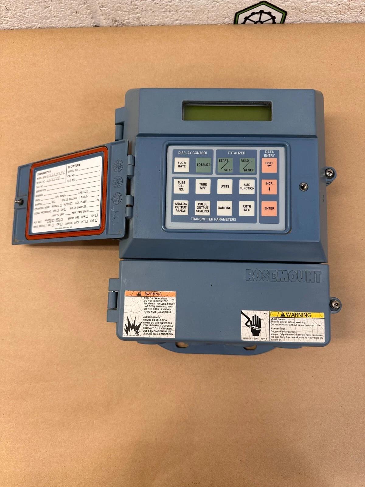 Rosemount #8712ESR2A1NAM4, Magnetic Flow Transmitter, 12-42 VDC, 2013 - Image 3