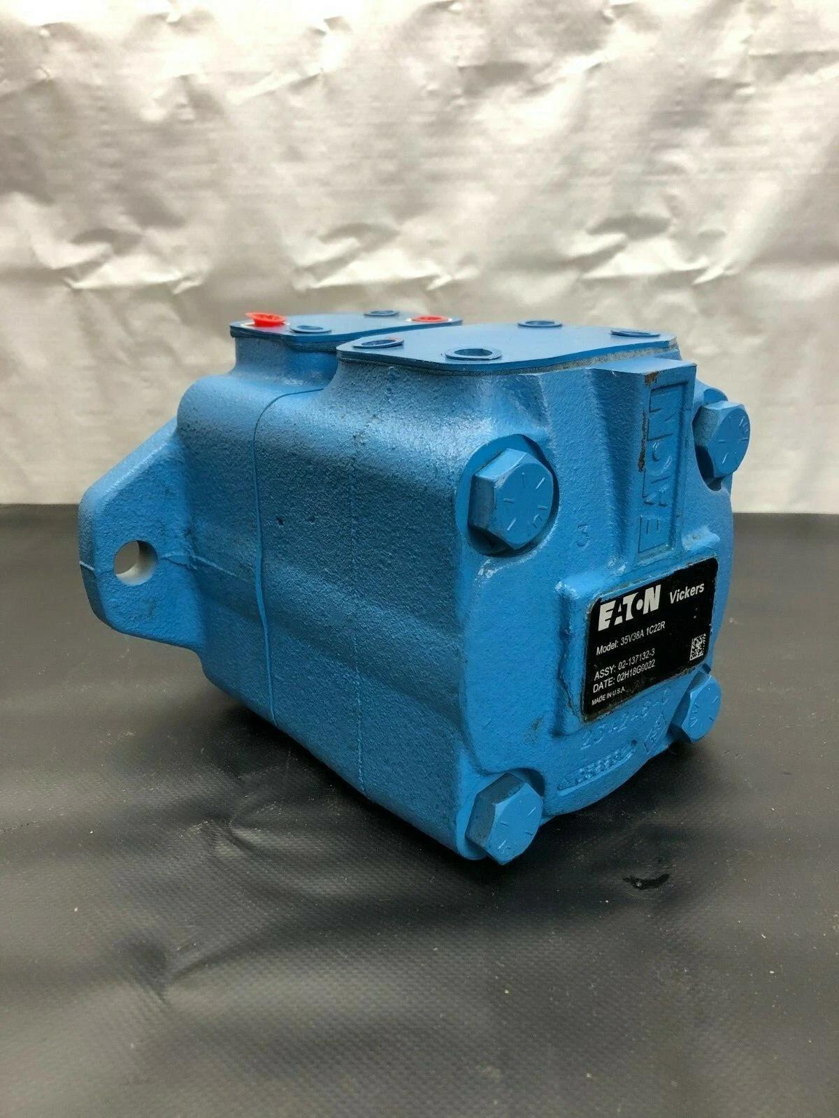 2.5" Eaton Vickers #35V38A-1C22R, Hydraulic Vane Pump, 1.25" shaft diameter - Image 1