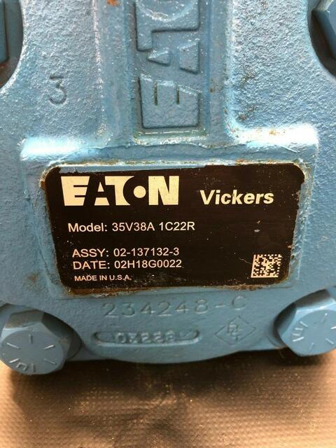 2.5" Eaton Vickers #35V38A-1C22R, Hydraulic Vane Pump, 1.25" shaft diameter - Image 3