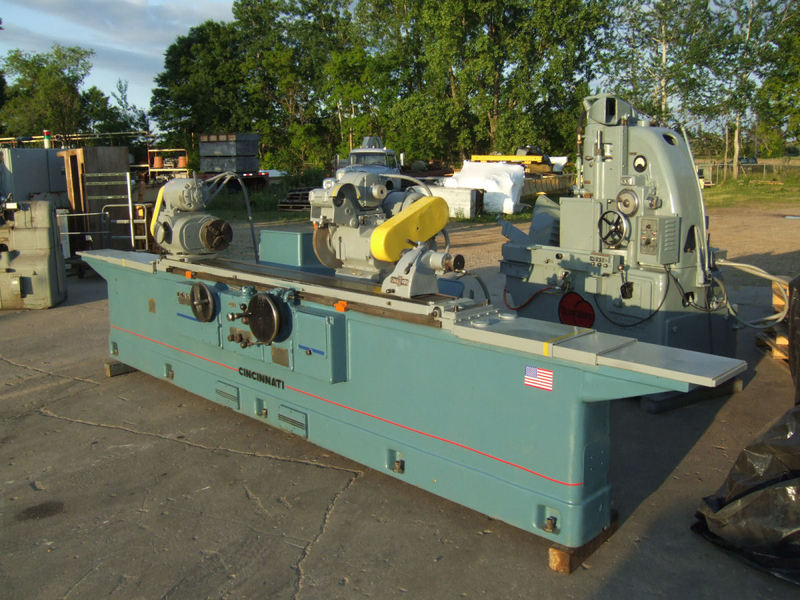 12" x 72" Cincinnati Filmatic #ER, 12" swing, 72" cc, 12" x 1" wheel, attachment, 8" chuck - Image 1