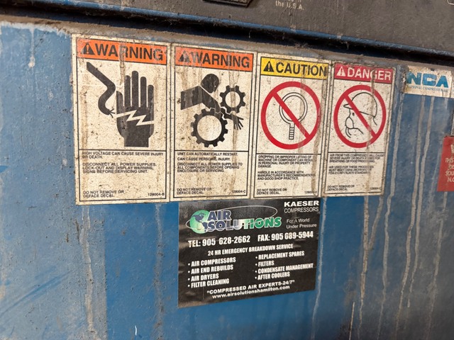 1,500 CFM, 100-125 PSIG, Quincy #QSI-1500, Rotary Screw Air Compressor, 300/350 HP, Q-Control - Image 10
